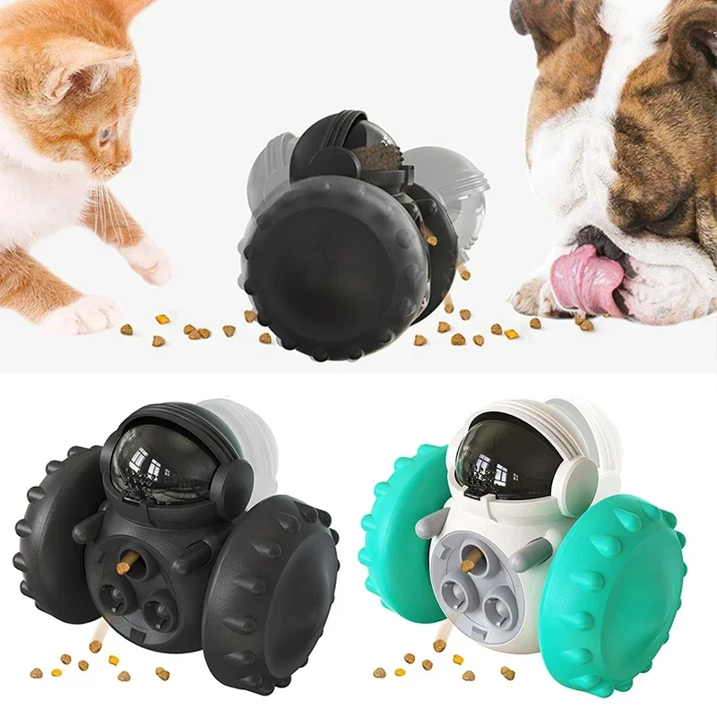 

Puppy Snacks Leaky Toys Big Dog Tumbler Interactive Toys Puppy Cat Slow Food Feeder Dispenser IQ Training Accessories