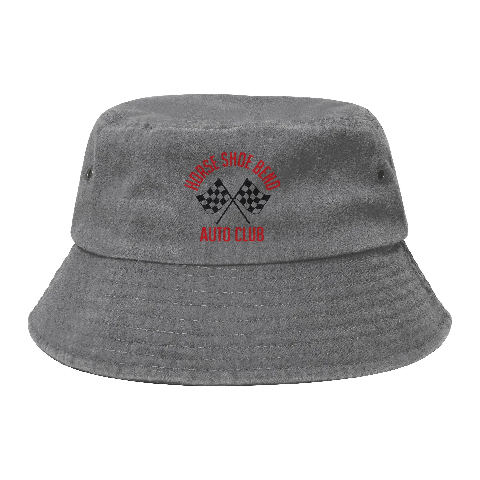 Horse Shoe Bend Auto Club Project Hail Mary Accessories Bucket Hats Unisex Distressed Washed Sun Hat Session Hats Fisherman Caps