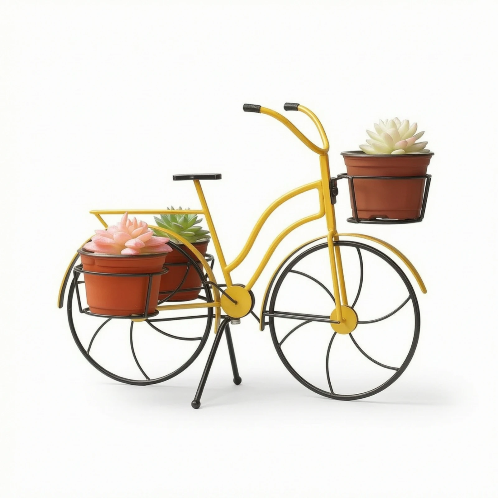 Cycle Plant Stand Vintage Cycle Planter Tricycle Plant Holder Decorative Furniture Long-Lasting for Gardeners, Garden, Patio