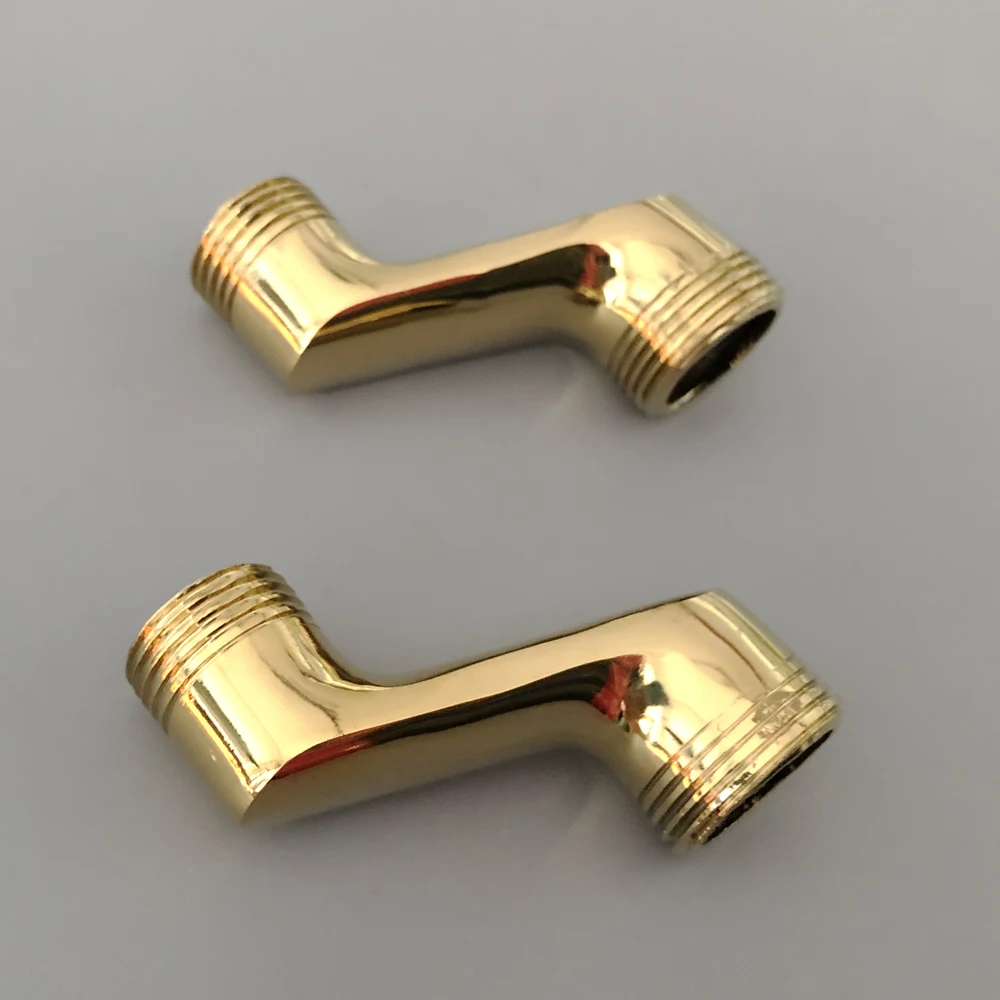 Accessorio per il bagno In Ottone Dorato Artiglio Del Piede Della Parete Montato Vasca da bagno Doccia a Pioggia Rubinetto Adattatore Regolabile