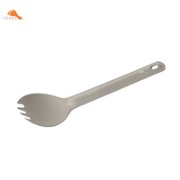 TOAKS Titanium Spork SLV-04 Outdoor Camping Picnic Household Dual-Use Tableware Hiking Equipment 162mm 12.5g