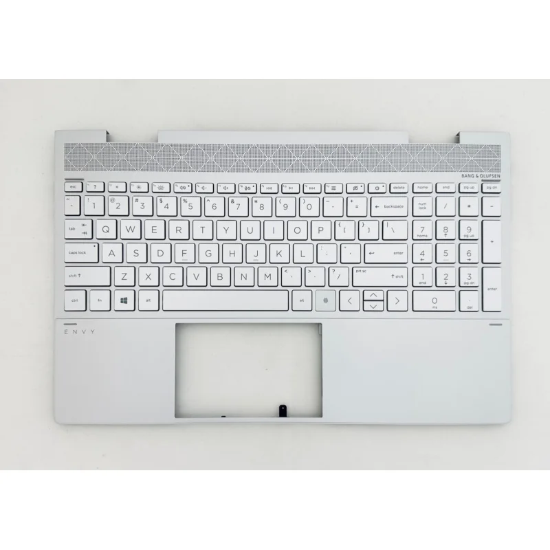 

New For HP Envy X360 15-ED Silver Palmrest Cover & Keyboard Backlit L93226-001