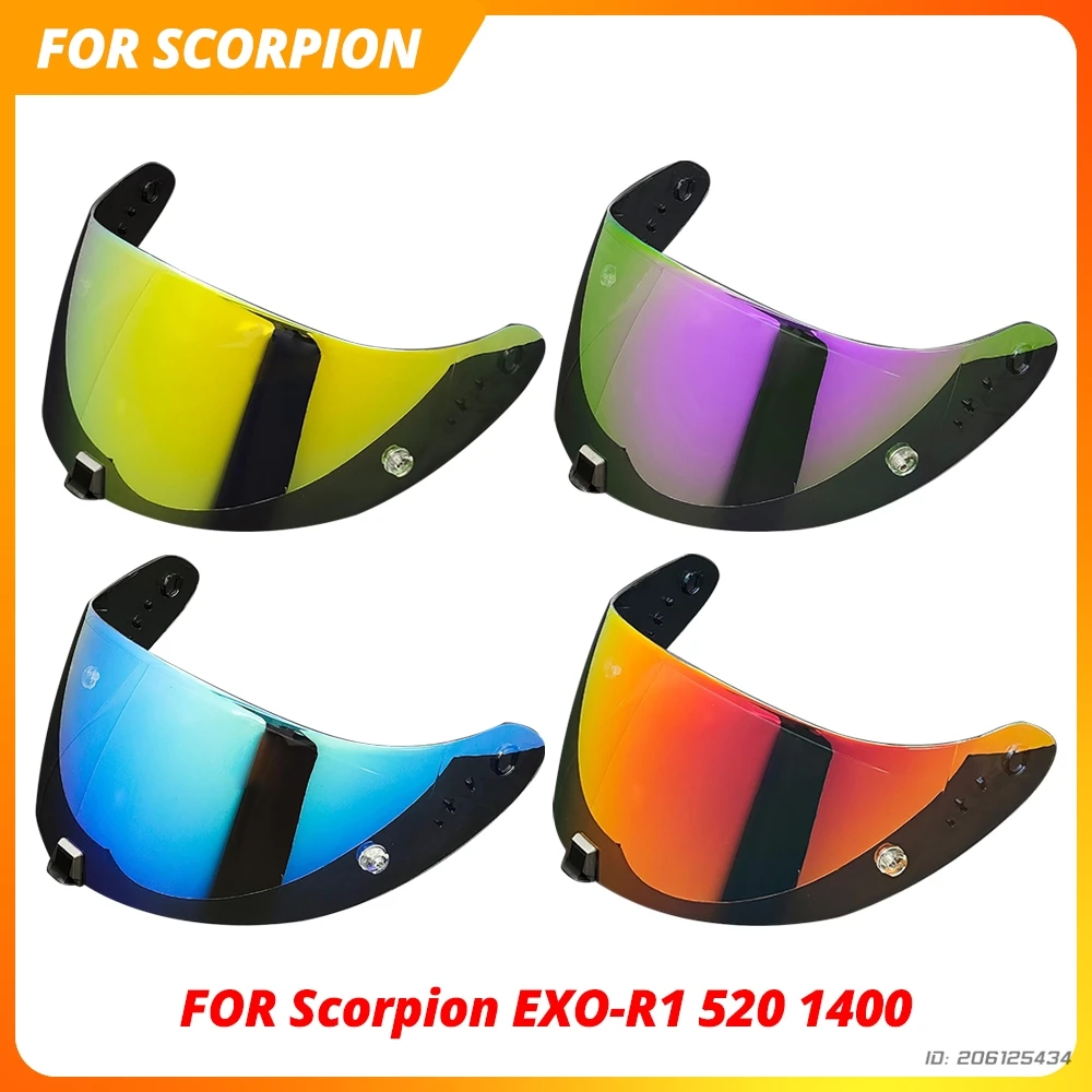 

Щит для мотоциклетного шлема для Scorpion EXO-R1 520 1400, козырек для мотоцикла, козырек для шлема, защита от ультрафиолета, пылезащитные аксессуары для мотоциклов