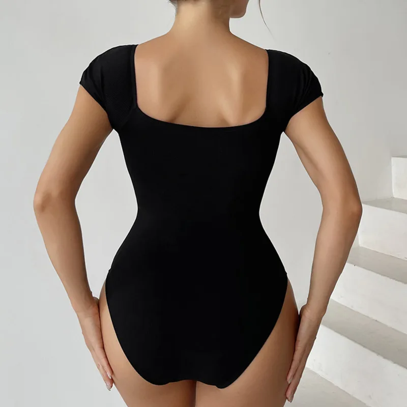 Summer One-Piece Large Size Swimwear Push Up Women Plus Size Swimsuit Closed Body Female Bathing Suit For Pool Beach Wear 2024