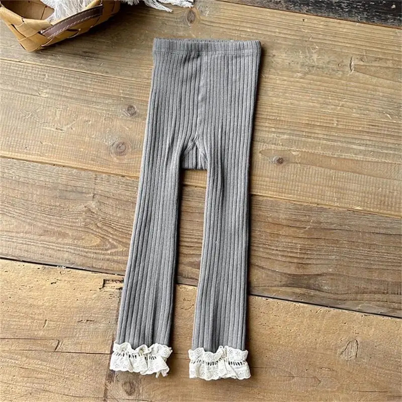 

Children's 7/8 Length Pants User Friendly Tights Combed Cotton Wear 24BE