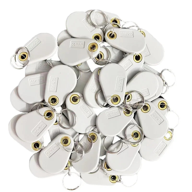 5/10Pcs ID 125KHz T5577 Writable RFID Key Tags Ring Tokens Keyfobs 5200 Rewritable Access Card Keychain Copy Clone Duplicate