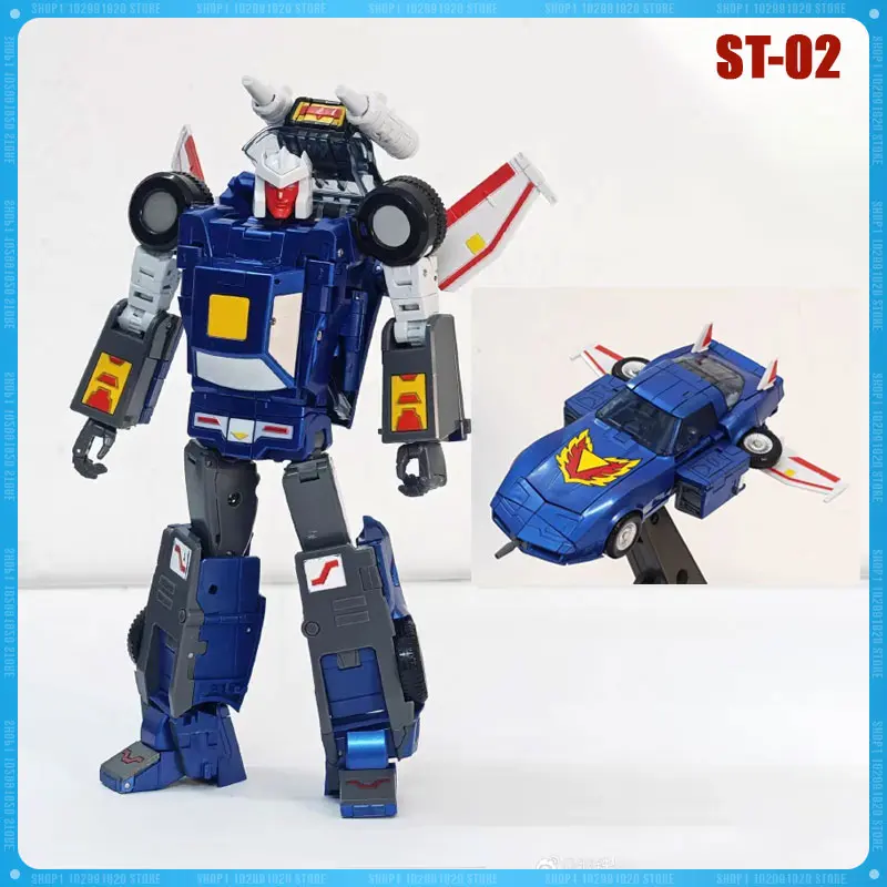 

В наличии Трансформация ST-02 ST02 Трекер для шин Робот Фигурка Модель Статуя Коллекционная игрушка для детей Рождественский подарок