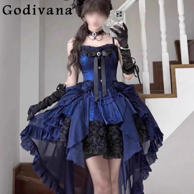

Lolita Elegant Gothic Style Dress Women's High End Luxury Student Birthday Dress Female Japanese Grown Up Princess Dress