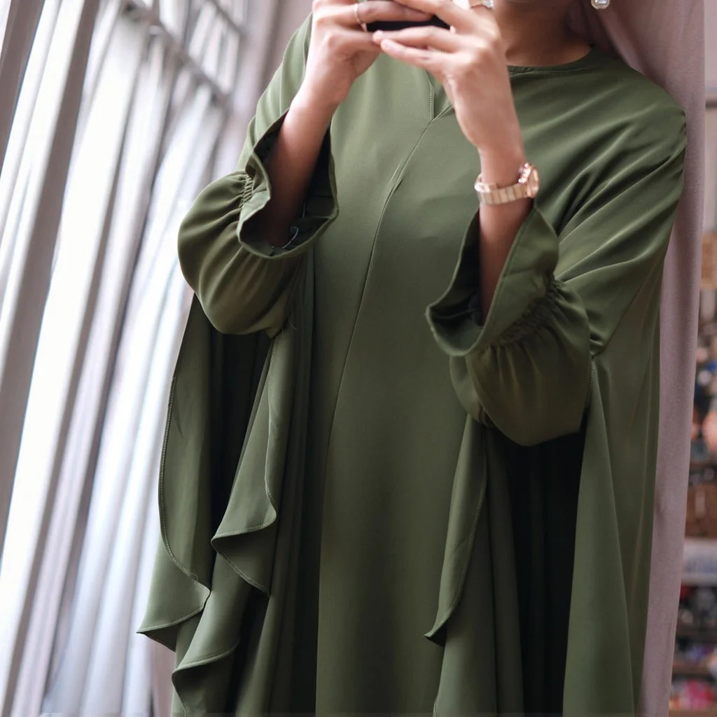 

Eid Ramadan Muslim Abaya Sets Kebaya Kaftan Turkey Robe Loose Prayer Clothes for Women Islam Clothing Caftan Marocain Femme Gown