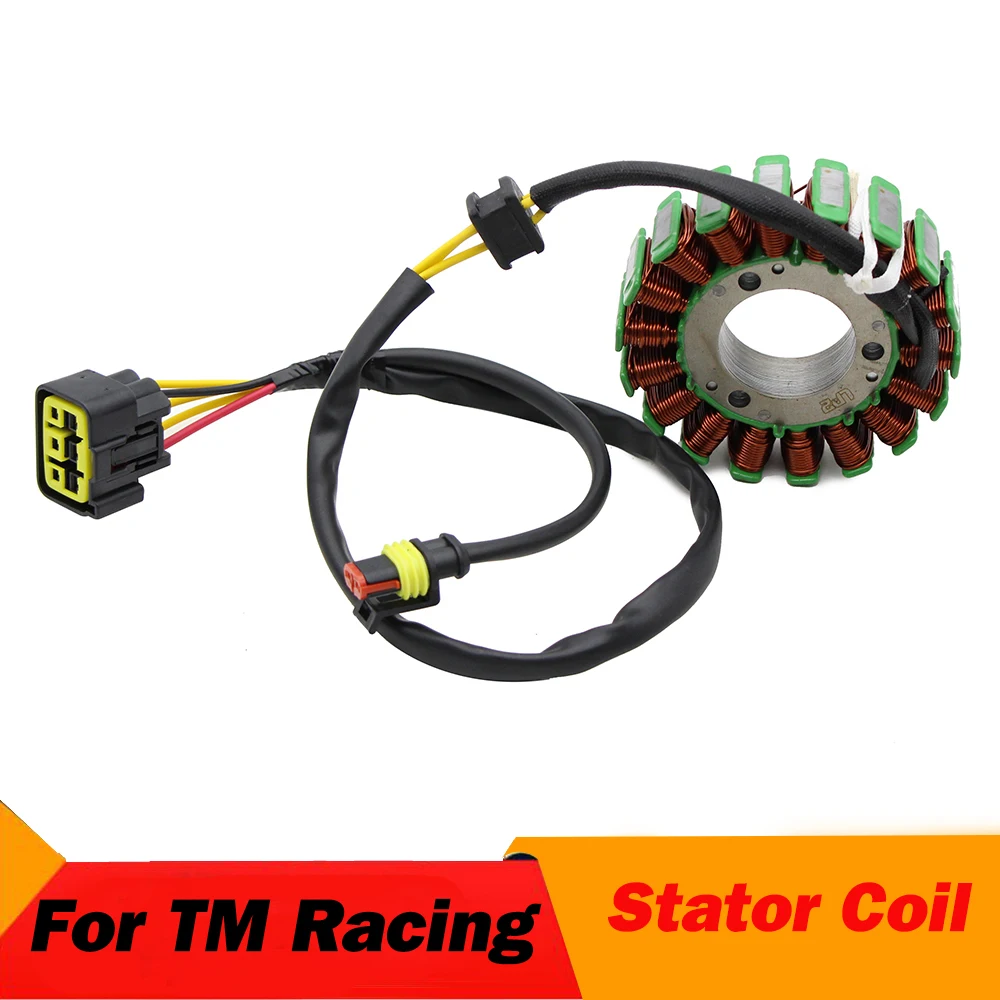 

For TM Racing KOK YS 9022 F15551 EN250 2Temps EN300 2Temps MX250 2Temps MX300 2Temps Motorcycle Generator Magneto Stator Coil