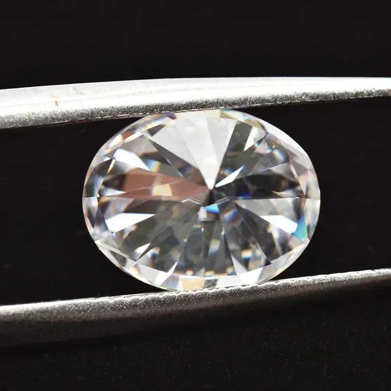 

NEW Moissanite Stone Oval Cut D Color VVS1 Charms for Jewelry Making DIY Ring Necklace Earrings Materials with Certificate