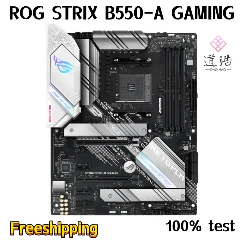 For ASUS ROG STRIX B550-A GAMING Motherboard 128GB HDMI M.2 PCI-E4.0 Socket AM4 DDR4 ATX B550 Mainboard 100% Tested Fully Work