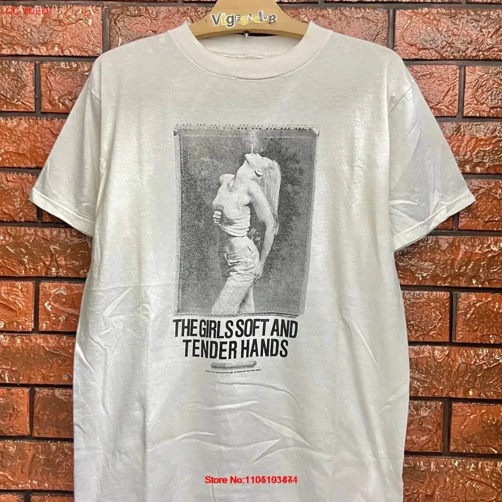 

Винтажная футболка 90-х годов Traci Lords, эротические дымчаты, реклама фотографии, модная футболка Kern, винтажная стираная, удобная, унисекс, слегка