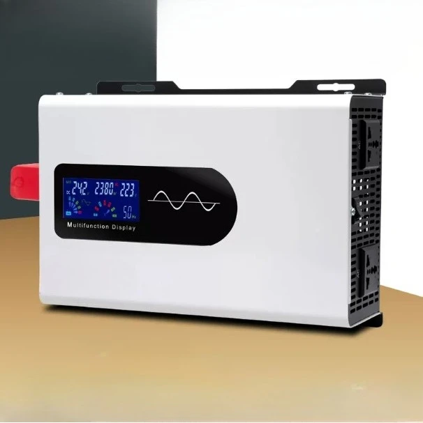 1600W 2600W Pure Sine Wave Inverter, DC 12V 24V 48V 60V to AC 110V 120V 220V, Portable Solar Off-Grid Power Inverter with
