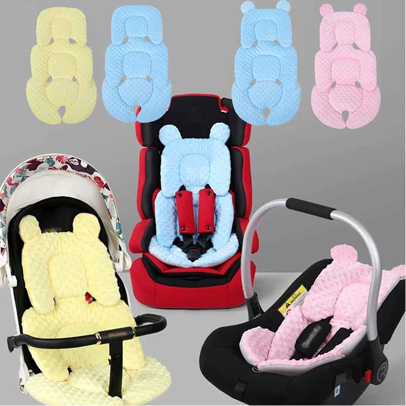 

Four Seasons Baby Stroller Cushion Infant Car Seat Insert Stroller Pad General Thermal Mattress Mesh Breathable 2 Side Available