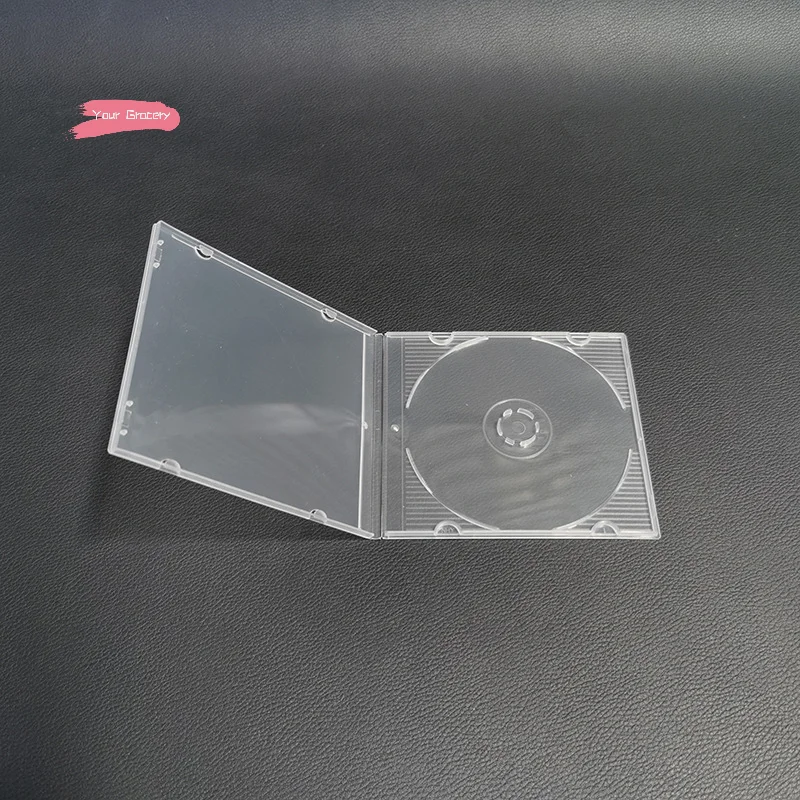 Y-1Pc 8CM ReadStar Transparent PP Ultrathin Standard DVD Case 3Inch CD Package Case Empty Portable CD Storage Box Dropshipping