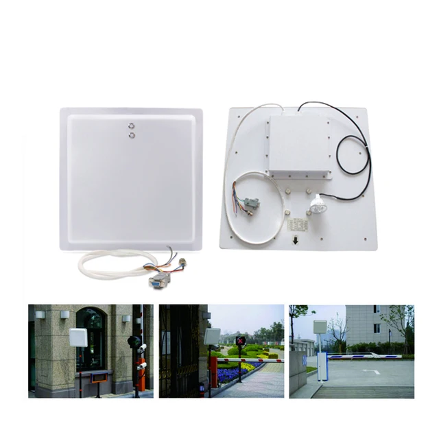Long Range UHF Parking System With WG26/RS232/RS485 Interface 860-960MHz RFID Communication Access Control Card Readers