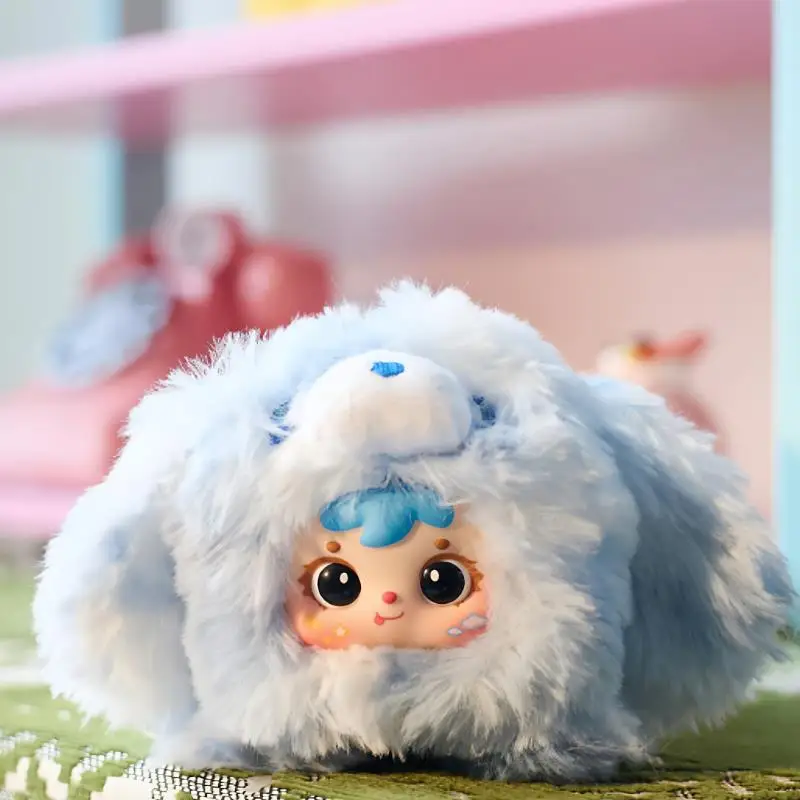 Samuel chiot Be Good Series boîte aveugle vinyle peluche poupée mignon Animal Figure pendentif porte-clés enfants jouets boîte mystère Halloween cadeau