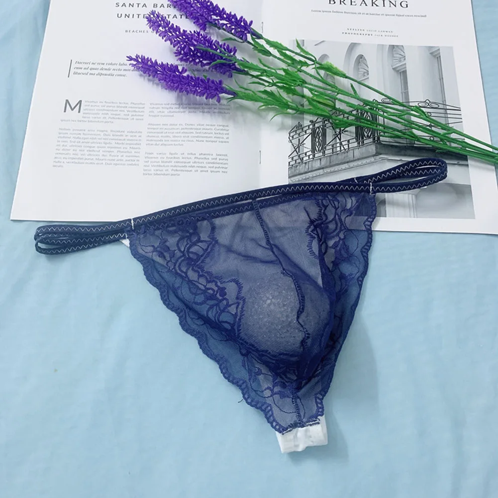 

For Men For Night For Sleep See Through Briefs Sheer Underwear Men Sexy Underwear Pouch For Sleep Nylon Fabric