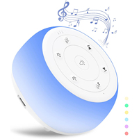 Desktop White Noise Machine Sleep Sound Machine Sleeping & Relaxation for Baby Sleep Soother with 7 Colors Night Lights