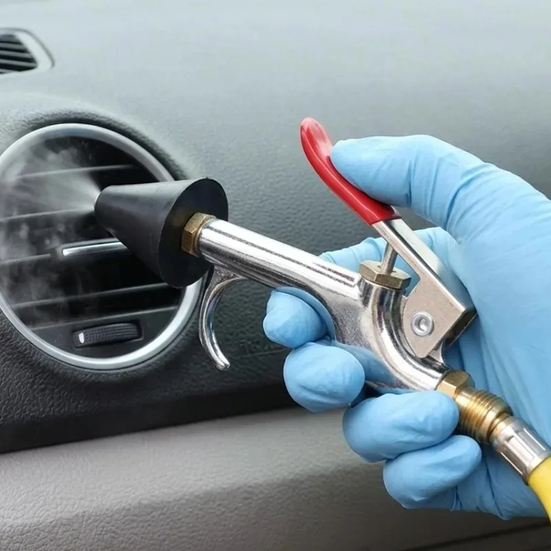 No Disassembly Car Cleaning Pendant Spray Gun Nozzle Three Way Catalytic Cleaning Parts Air Conditioner Cleaning Accessories