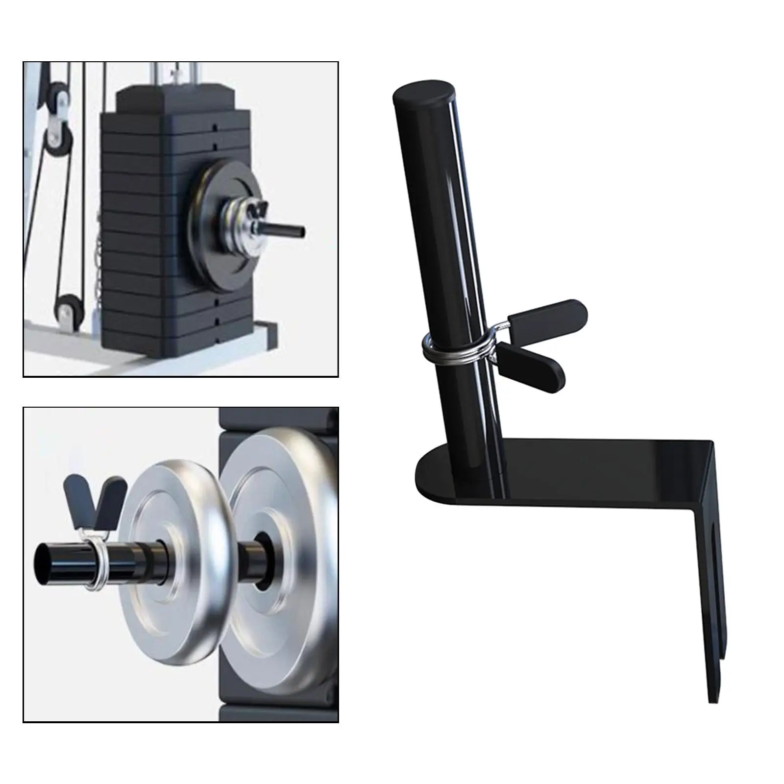 Gym Weight Stack Fitness Equipment Attachment Steel Weight Plate Holder