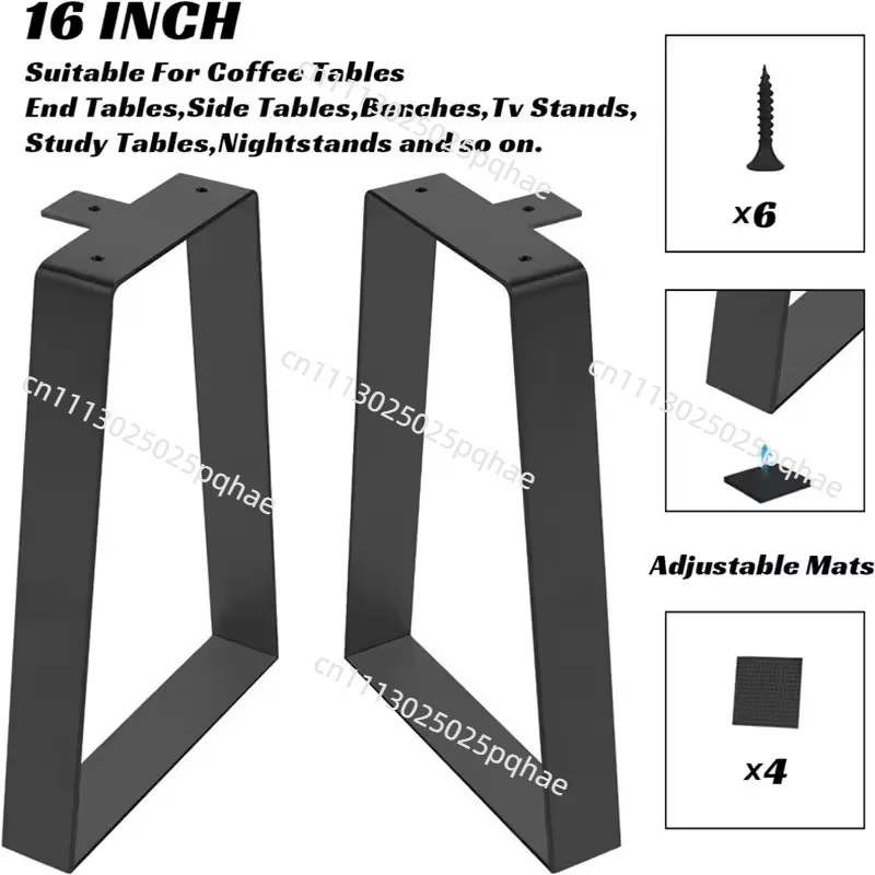 Heavy Duty Industrial Metal Furniture Legs Durable Iron Support for Table Desk Bench
