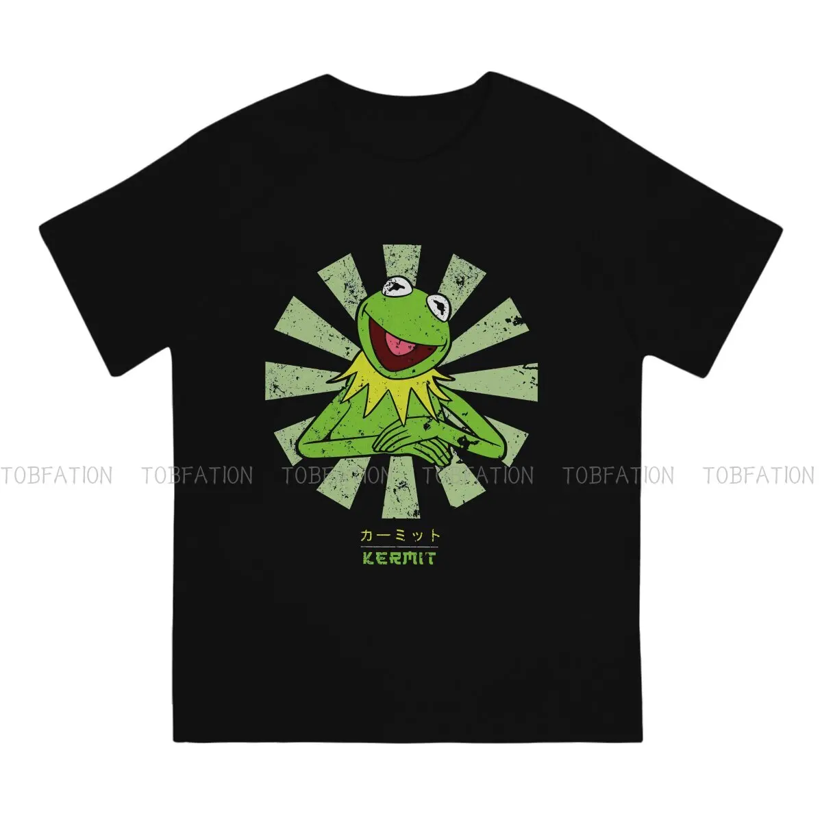 Disney The Muppets Fozzie Bear TV Man TShirt Kermit The Frog Retro Japanese Essential T Shirt Original Streetwear Hipster