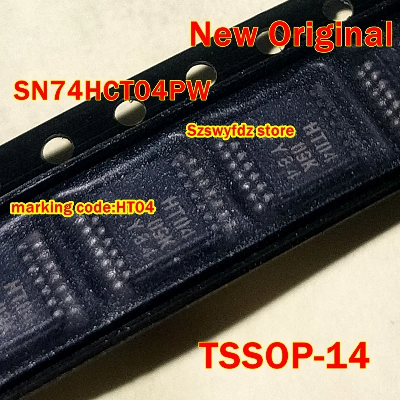 

1pcs to 100pcs SN74HCT04PWR SN74HCT04PW TSSOP-14 New Original marking code:HT04 HEX INVERTERS