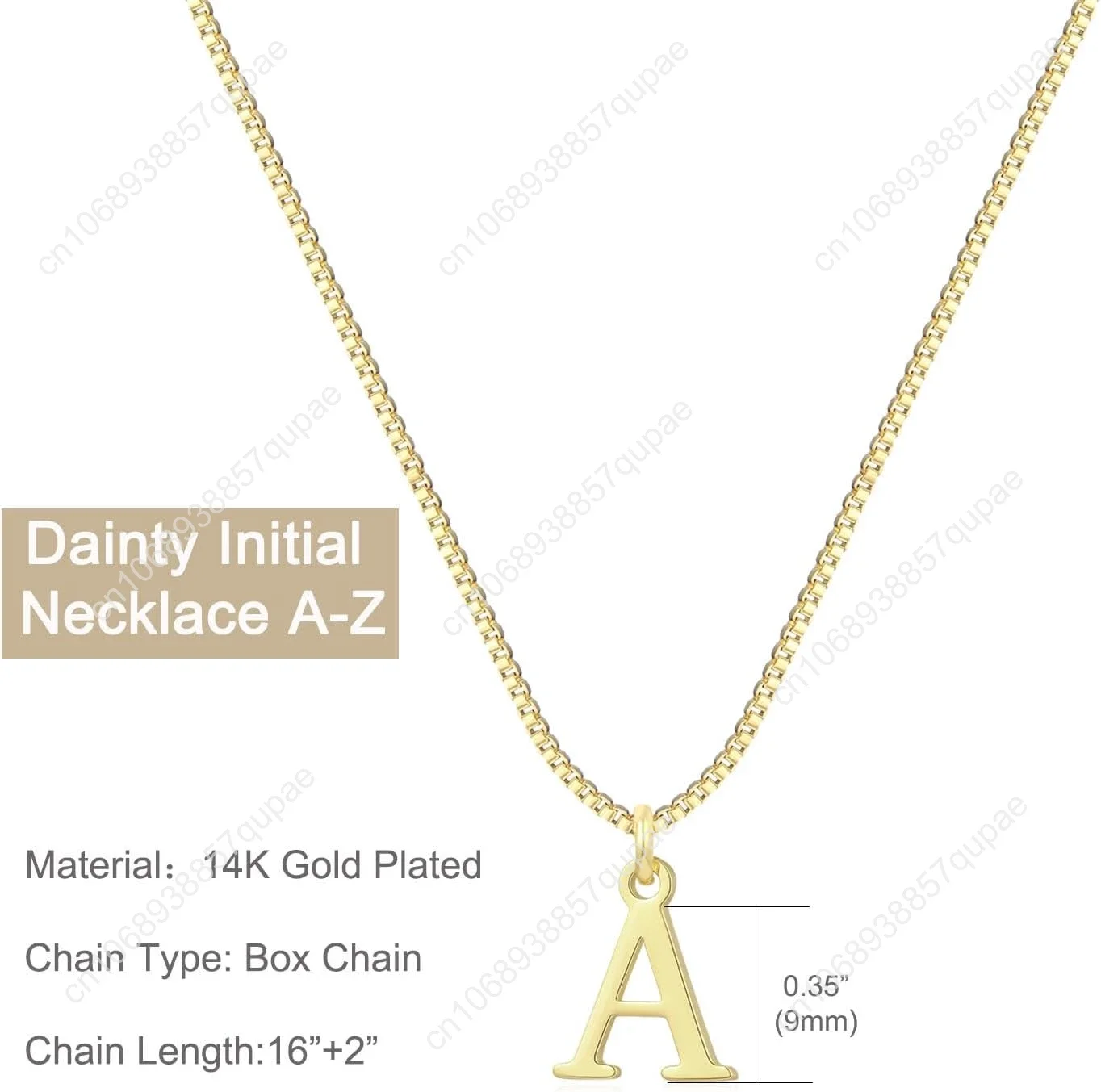 RLMOON золото/серебро первоначальные ожерелья для женщин 14 К позолоченное изящное ожерелье с буквами крошечное серебряное ожерелье с первоначальным кулоном и именем