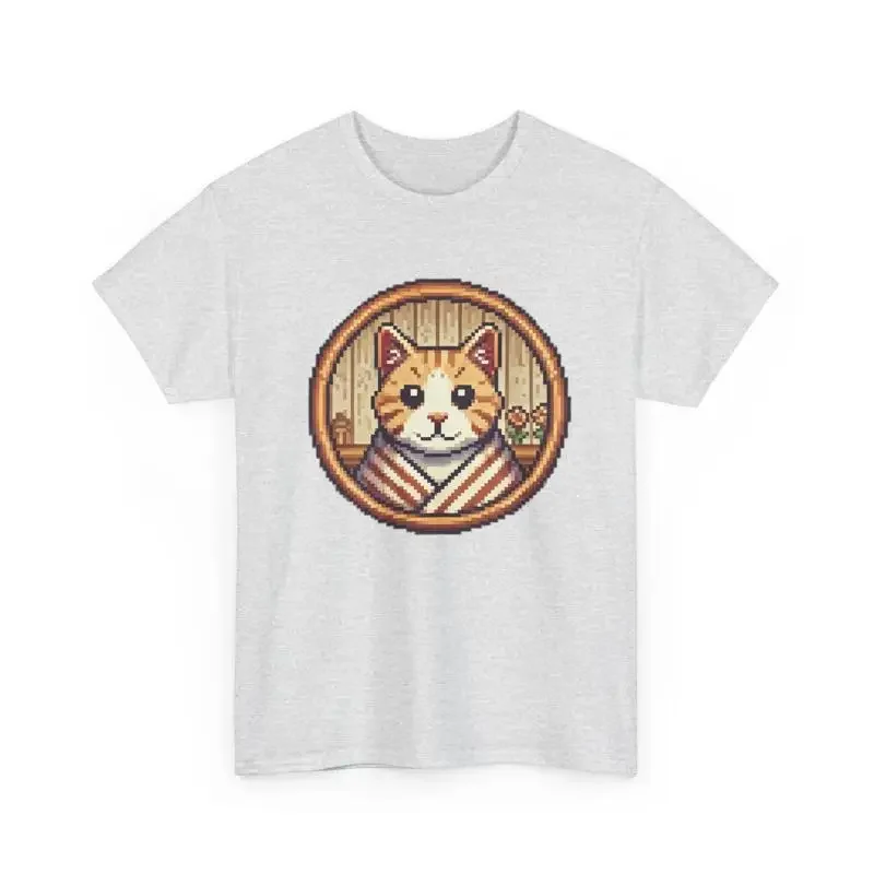 Pixel Cat Stardew Valley Style T Shirt Cute Barn Gamer Animal