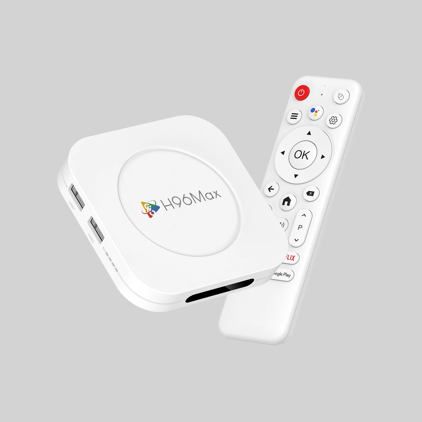 H96 MAX M1 Plus Android 14.0 TV BOX RK3528 WIFI6 8K HDR10 LAN 100M BT5.4 4GB 128GB صوت مساعد مشغل الوسائط صندوق التلفزيون الذكي