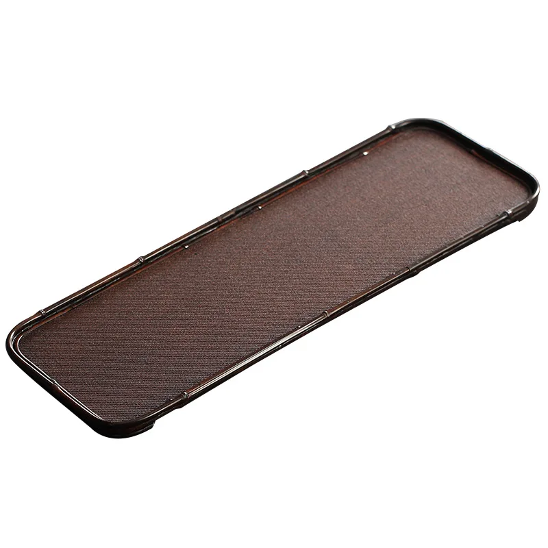 

Ancient Tang Zizhu storage tray, long Meilu tray tea set storage tray, bamboo braided tea tray, long tea ceremony zero match