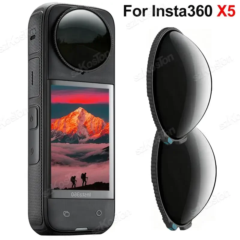 

For Insta360 X5 ND Filters ND16 ND32 ND64 Tempered Glass Filter For Insta 360 X5 Accessories