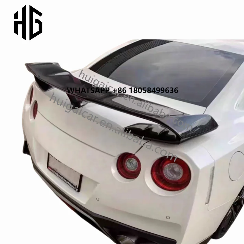 

GTR VRS Style Carbon FIber Racing Car Spoilers for Nissan GTR R35 Rear Wing Trunk Spoiler Auto Accessories