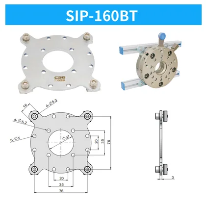 mechanical arm end fixture, fixture, quick exchange fixture QC-160  CRG 35KG robot manual quick change gun disc device