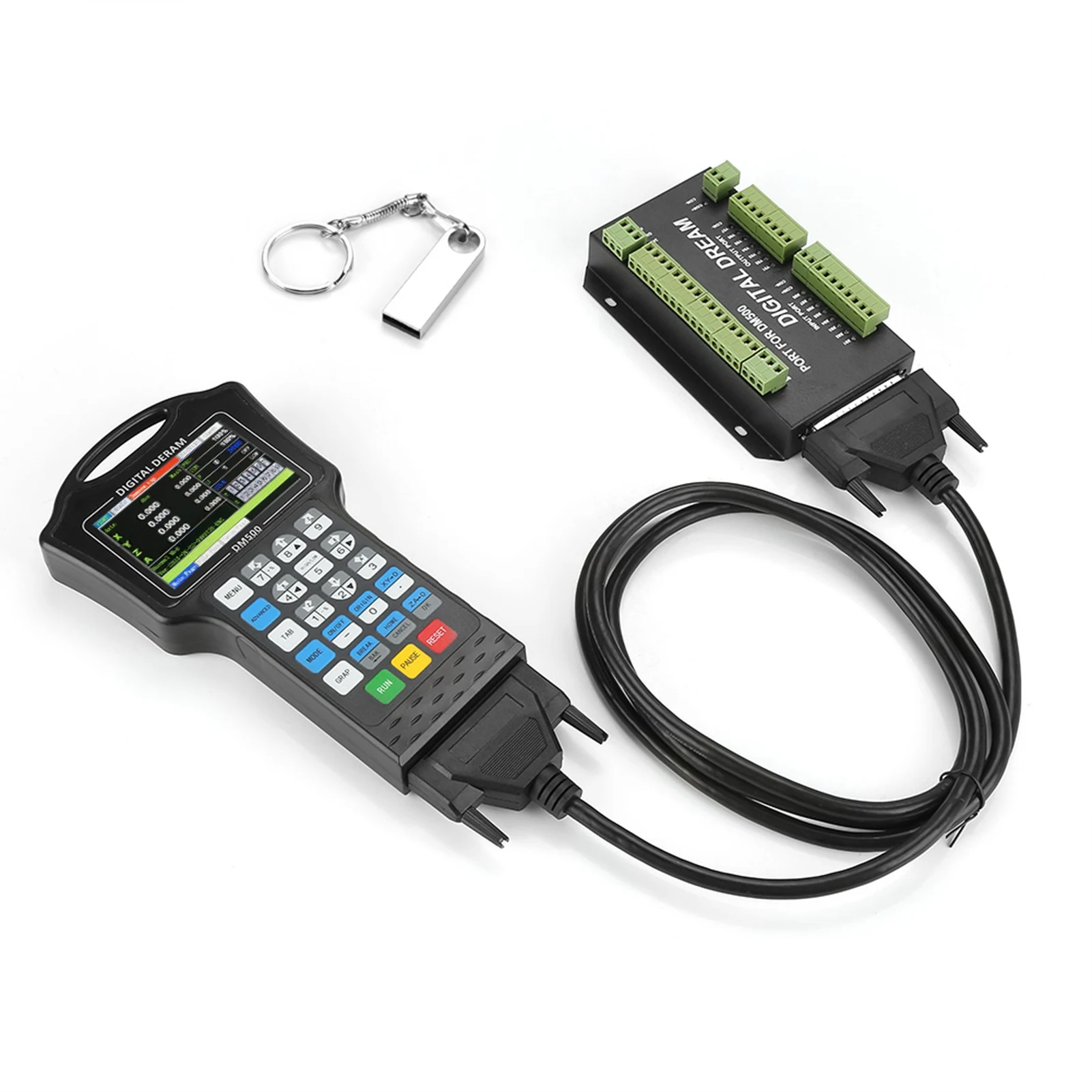 1 Set Handheld 3/4  Controller CNC Control System for Router Engraver Controller Engraver Control System Handheld Controller