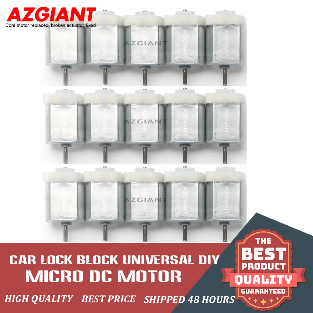 AZGIANT 15pcs FC130 Car Door Lock DC DIY Direct Current Small Motors 12V Micro Motor car acesssories