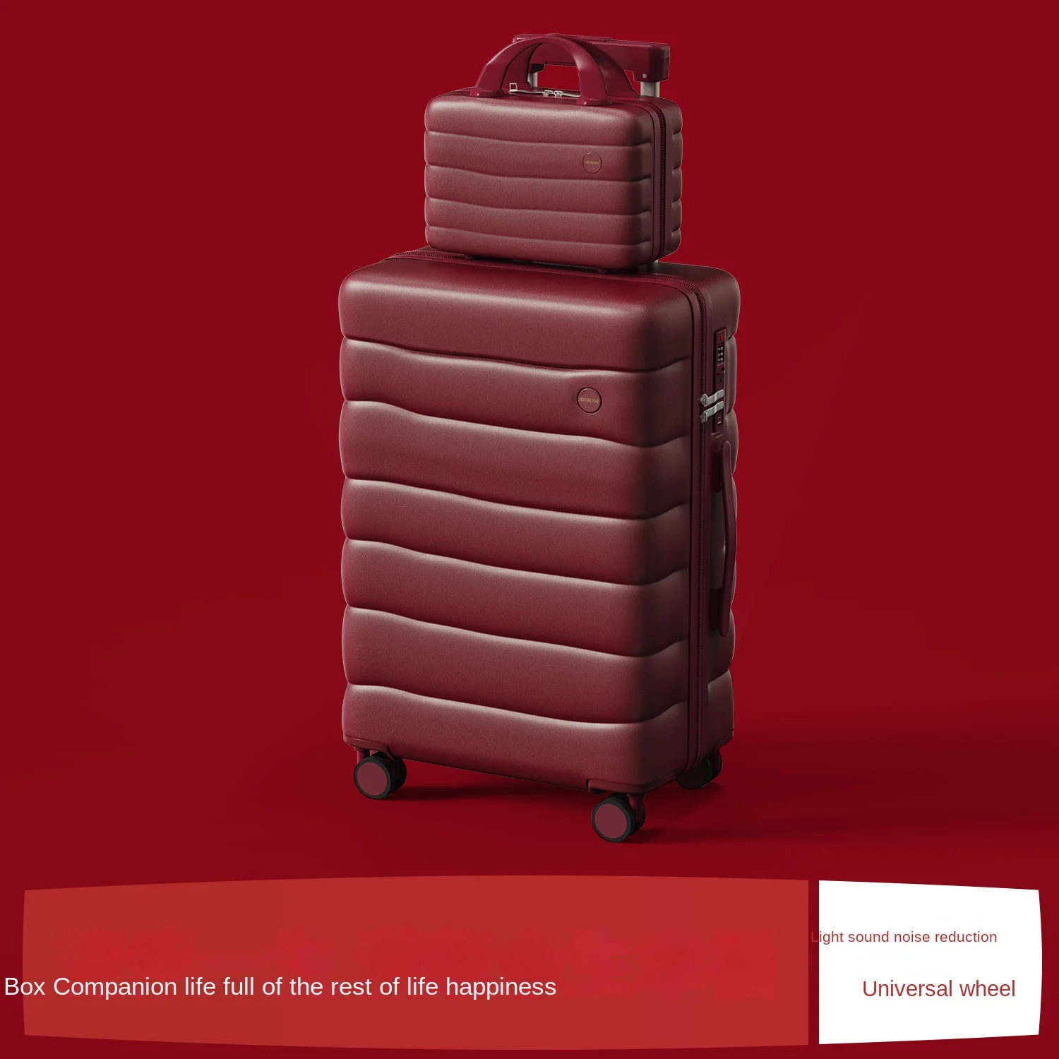 Travel Trolley Luggage for Man and Women 20-26 inch Large Capacity Luggage Set with Zipper Suitcase Lightweight Cabin Suitcase