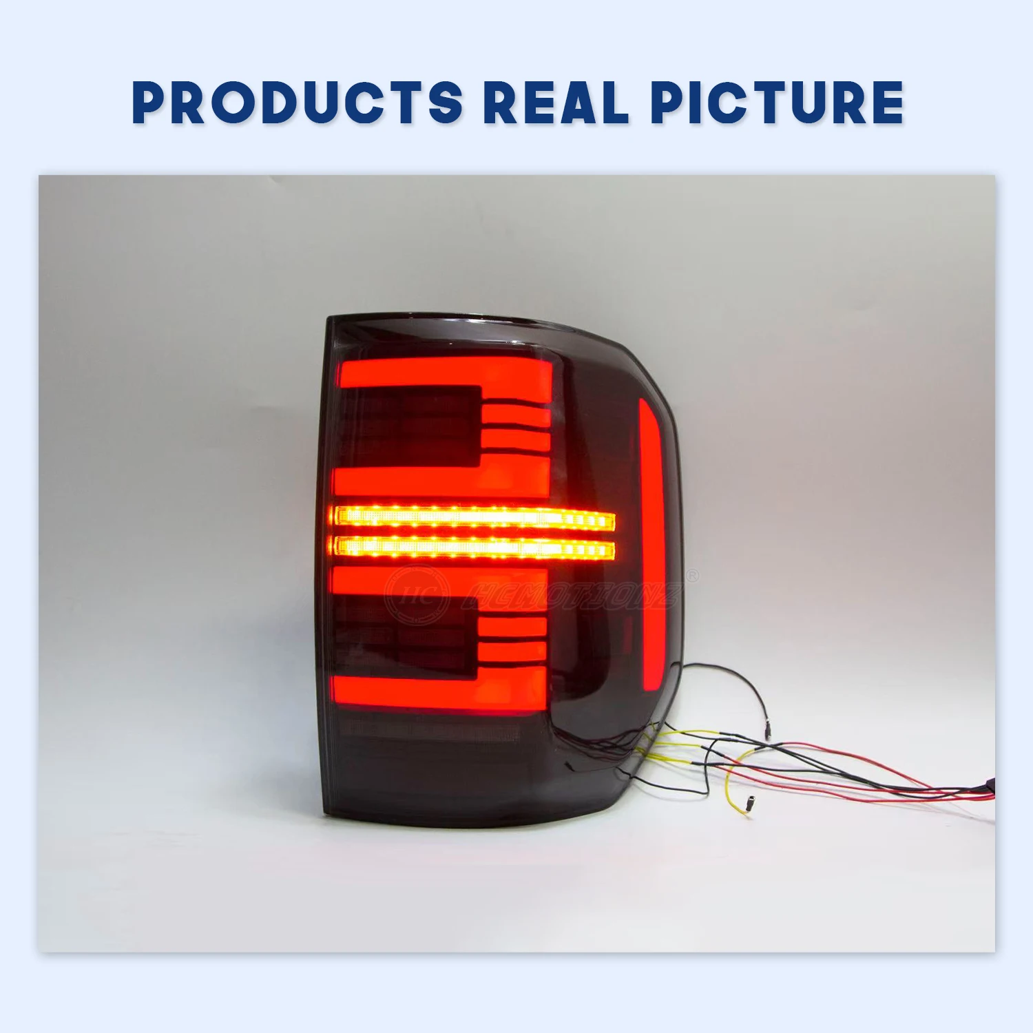HCMOTIONZ LED Tail Lights for Ford Maverick 2022-2025 Lariat XL XLT Car Rear Lamps Assembly DRL Start up Animation