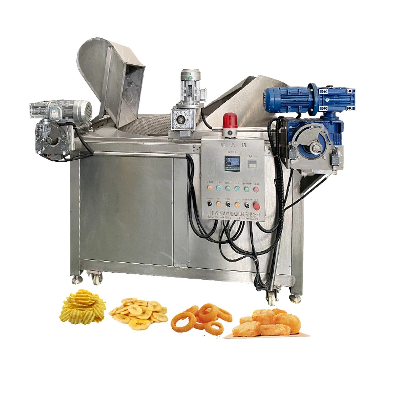 FOODLINE Customized Automatic Stirring French Fries Fryer Electric Deep Frying Machine Frying Machine Potato Chips for Sale