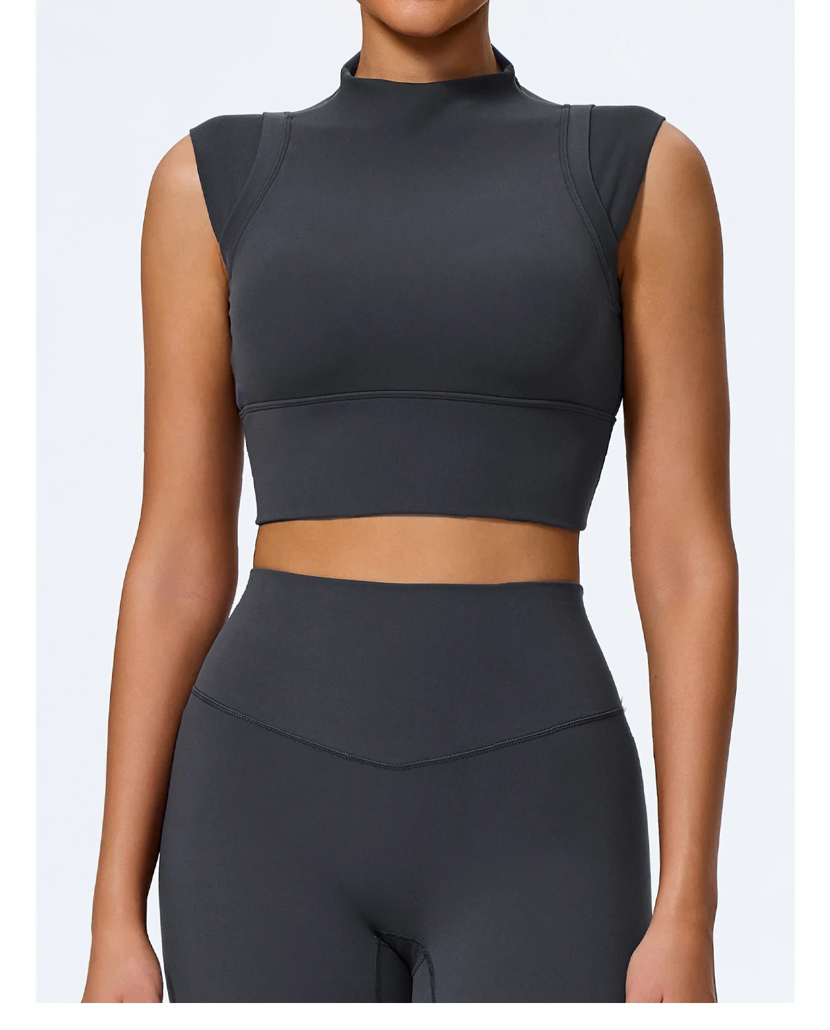 High Impact Gym Top Weibliche Push-Up Sport-Bh Yoga Kleidung Sport Weste Frauen Workout Crop Top Weibliche Stoßfest Büstenhalter Frauen – Detail 22
