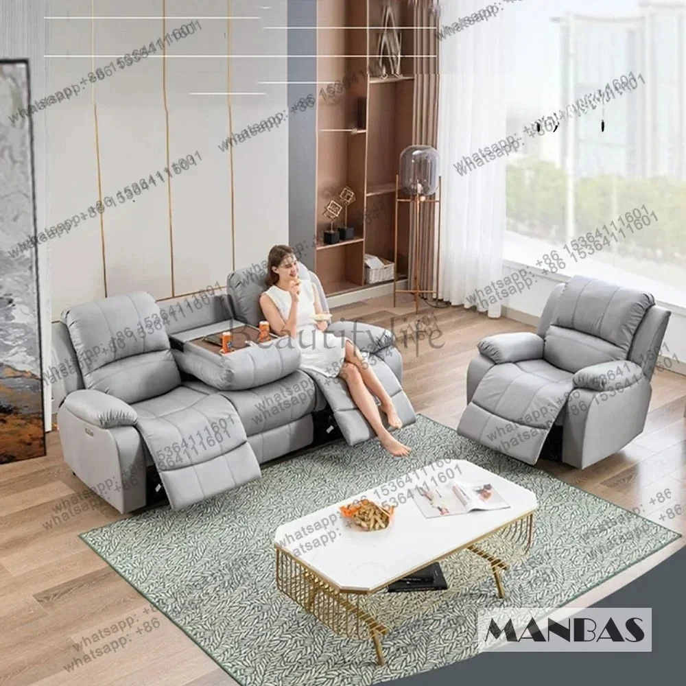 Genuine Leather Manual Electri - огляд і ціна Home Cinema Couch