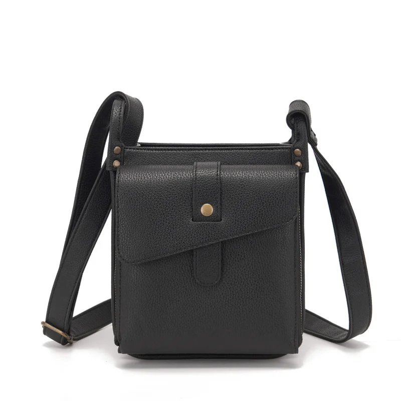 

Retro PU Leather Crossbody Bag for Women Shoulder Bag Adjustable Strap Purse Commuting Business Stylish & Compact Shoulder Purse