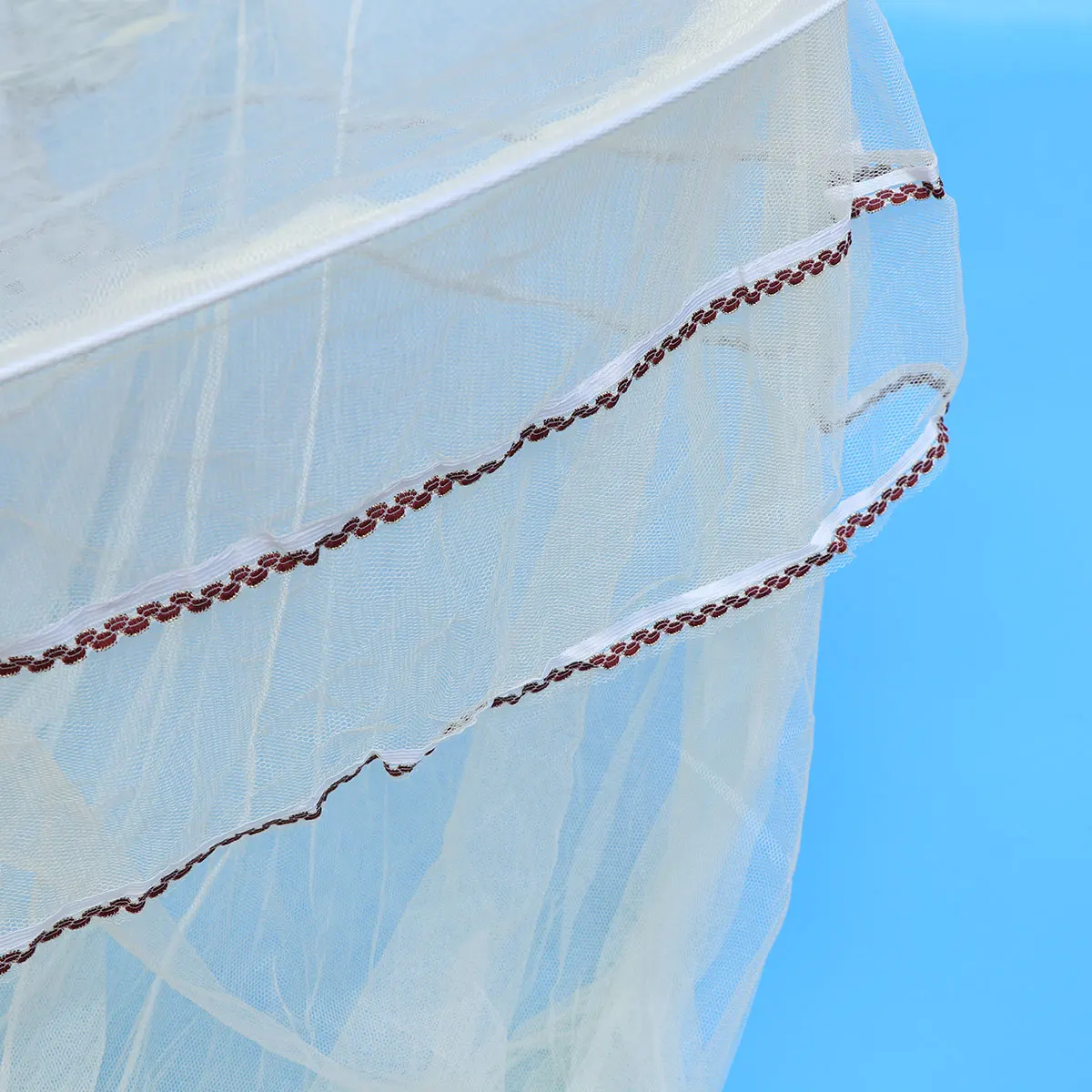 

Круглый балдахин для кровати, москитная сетка, купольная сетка для кроватки малыша, прочная мягкая полиэфирная сетка, защита для кроватей, колыбели, желтый