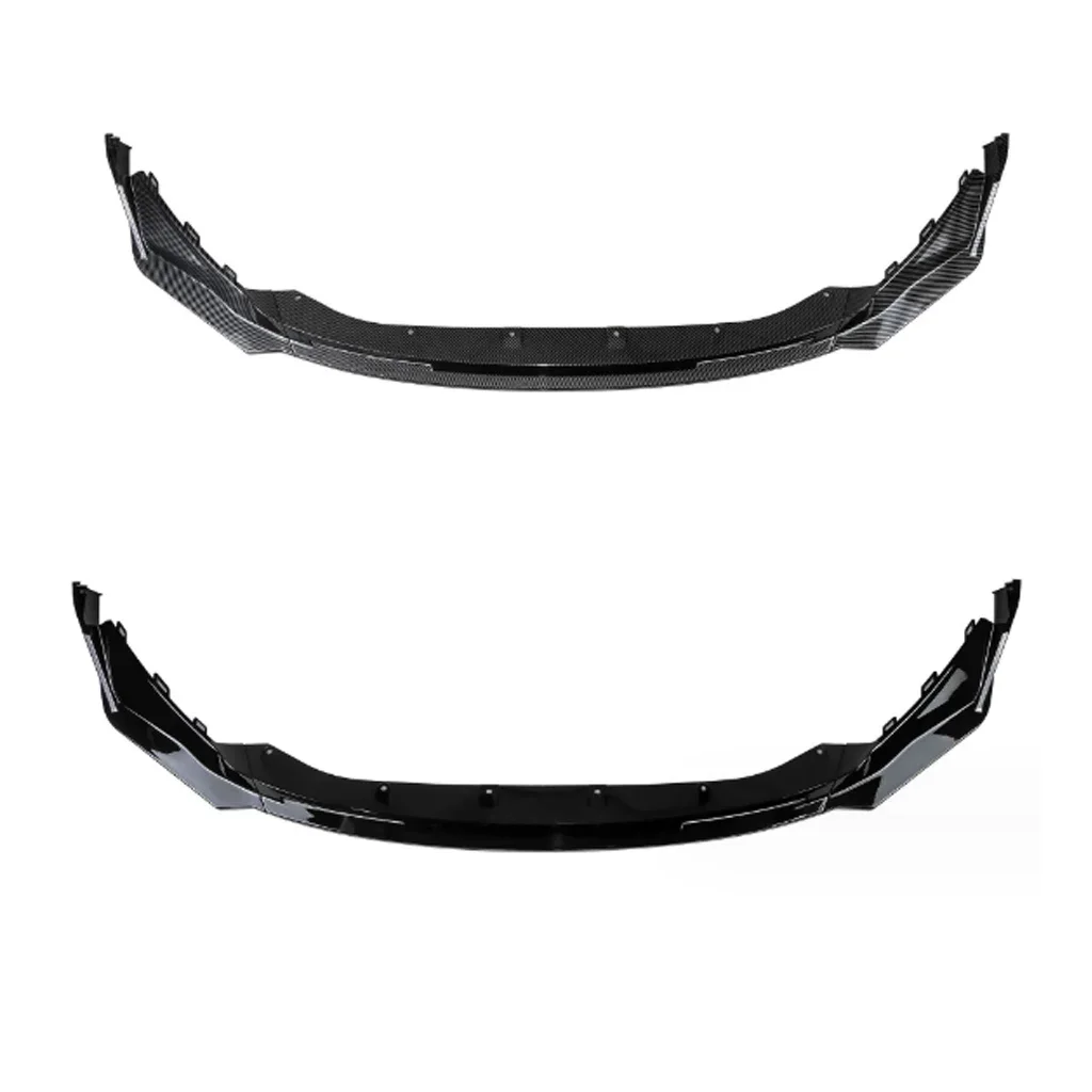 BMW M3 G80 M4 G82 2021-2024 앞 범퍼 립 스포일러 디퓨저 스플리터 바디 키트 앞치마 커버 가드 트림 튜닝 글로스 블랙 썸네일 2