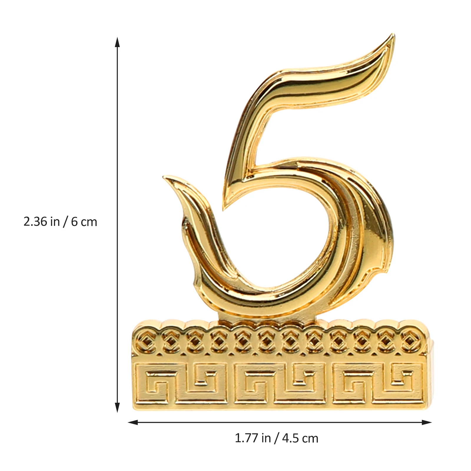 

5pcs Self-Adhesive House Numbers Door Mailbox Address Stickers Durable Shiny Design For Wood Walls Laminate Light Up Numbers