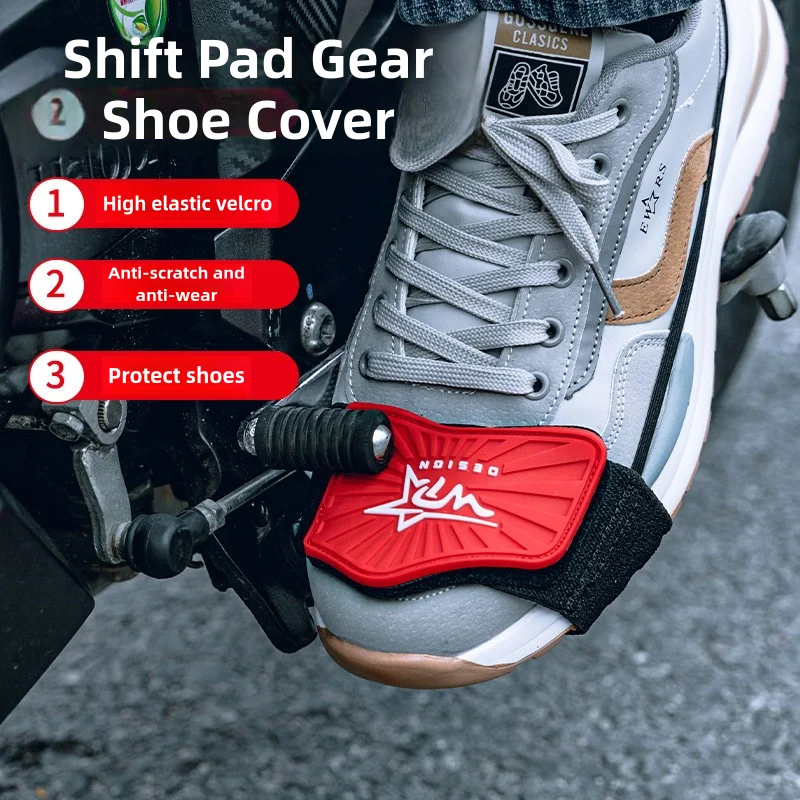 

Motorcycle Shoes Protection Gear Shift Pad Anti-skid Shifter Shoe Cover Boot Protector For Harley Yamaha Honda Kawasaki Suzuki