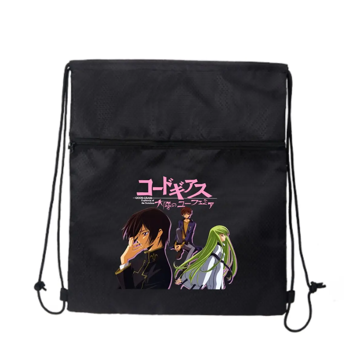 

Code Geass Аниме Тематический дизайн Уличная сумка на молнии на шнурке: смелые принты для городского стиля