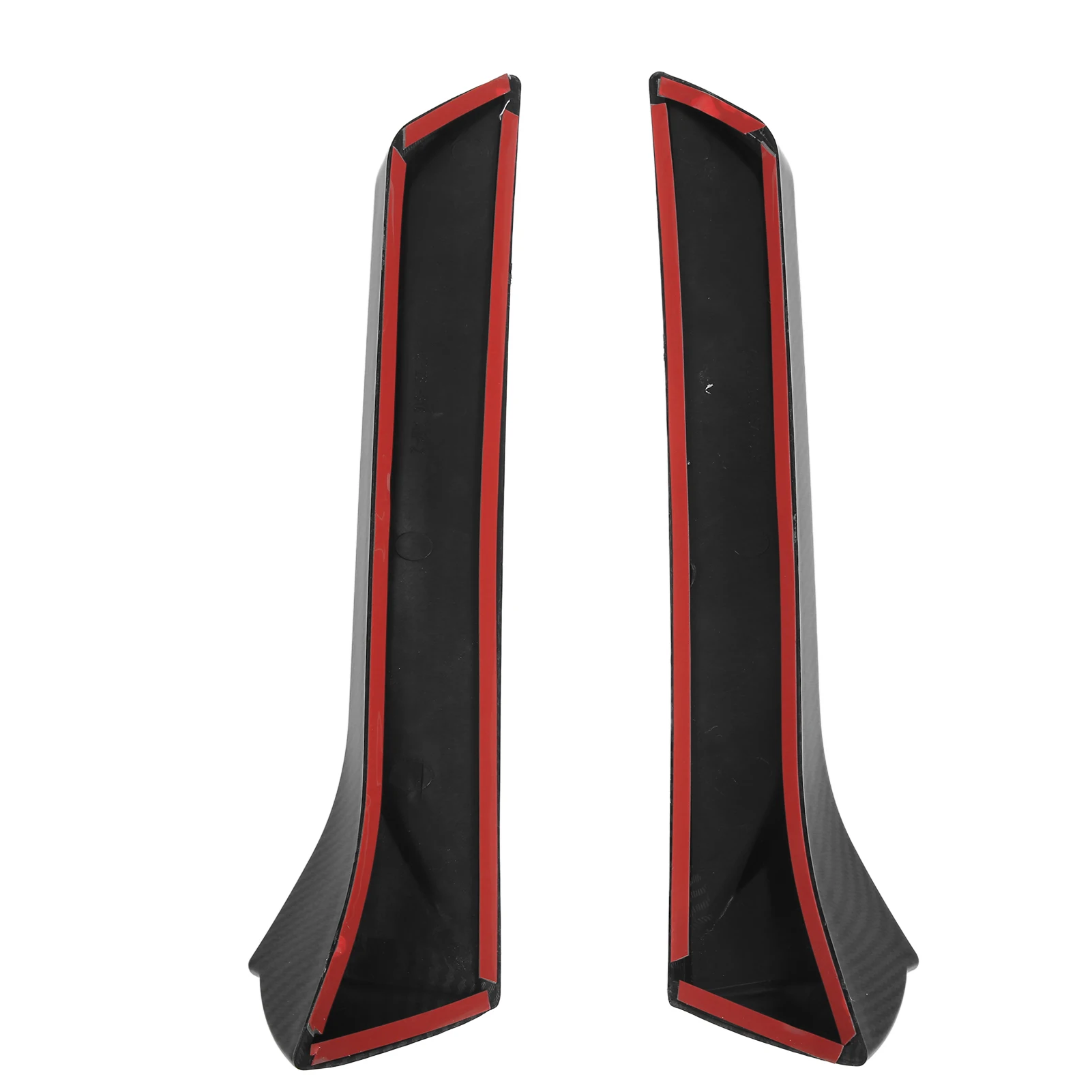 Rear Window 2PCS Rear Window Side Splitter Wing Exterior Trim Left Right Replacement for SEAT LEON 5F FR Mk3 MK3.5 2013‑2021